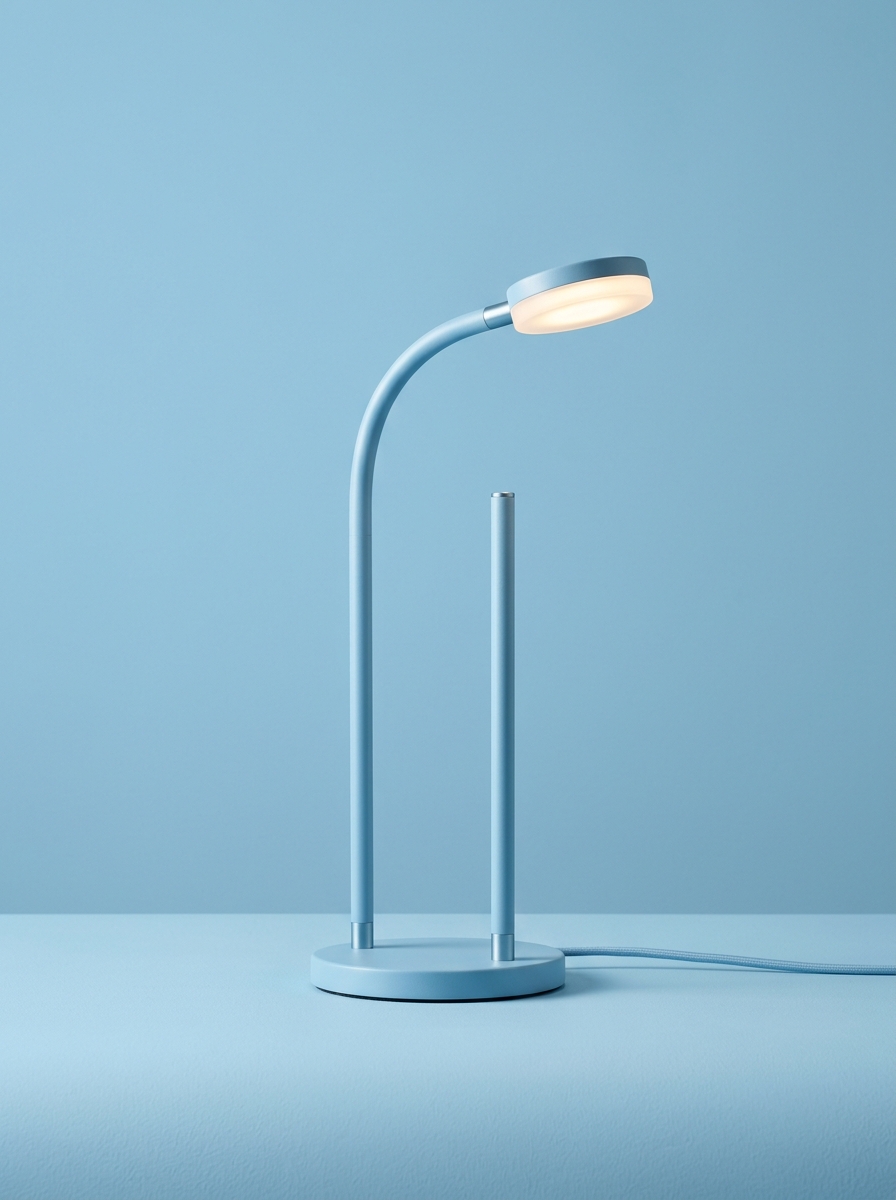 Sky Blue Desk Lamp – ST-SCHON Office Essential